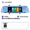 E-ACE Car Dvr FHD 1080P Mirror G-sensor DashCam