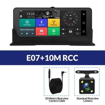 E-ACE Car DVRs 4G GPS Navigation Android Camara